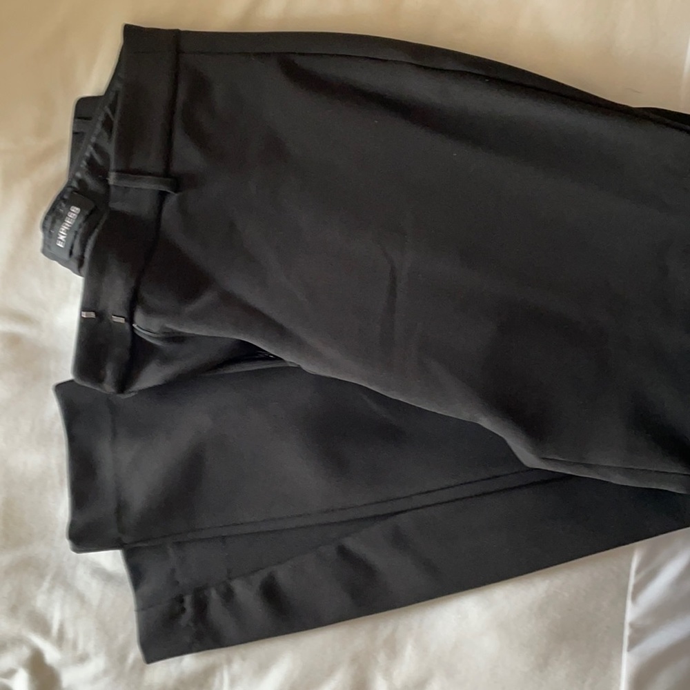 Dress pants. No pockets. Stretch. High rise.